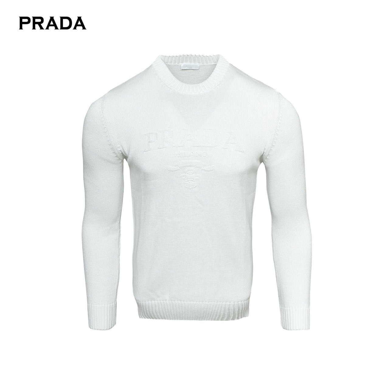 بلوفر PRADA ميرور أوريجينال إيطالي أبيض - متجر ديستنتو