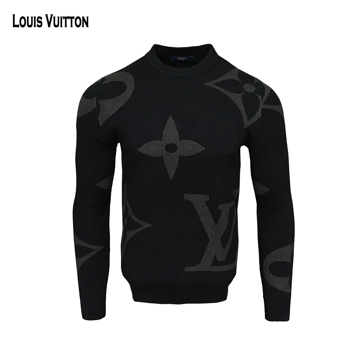 بلوفر Louis Vuitton ميرور أوريجينال فرنسا أسود - متجر ديستنتو