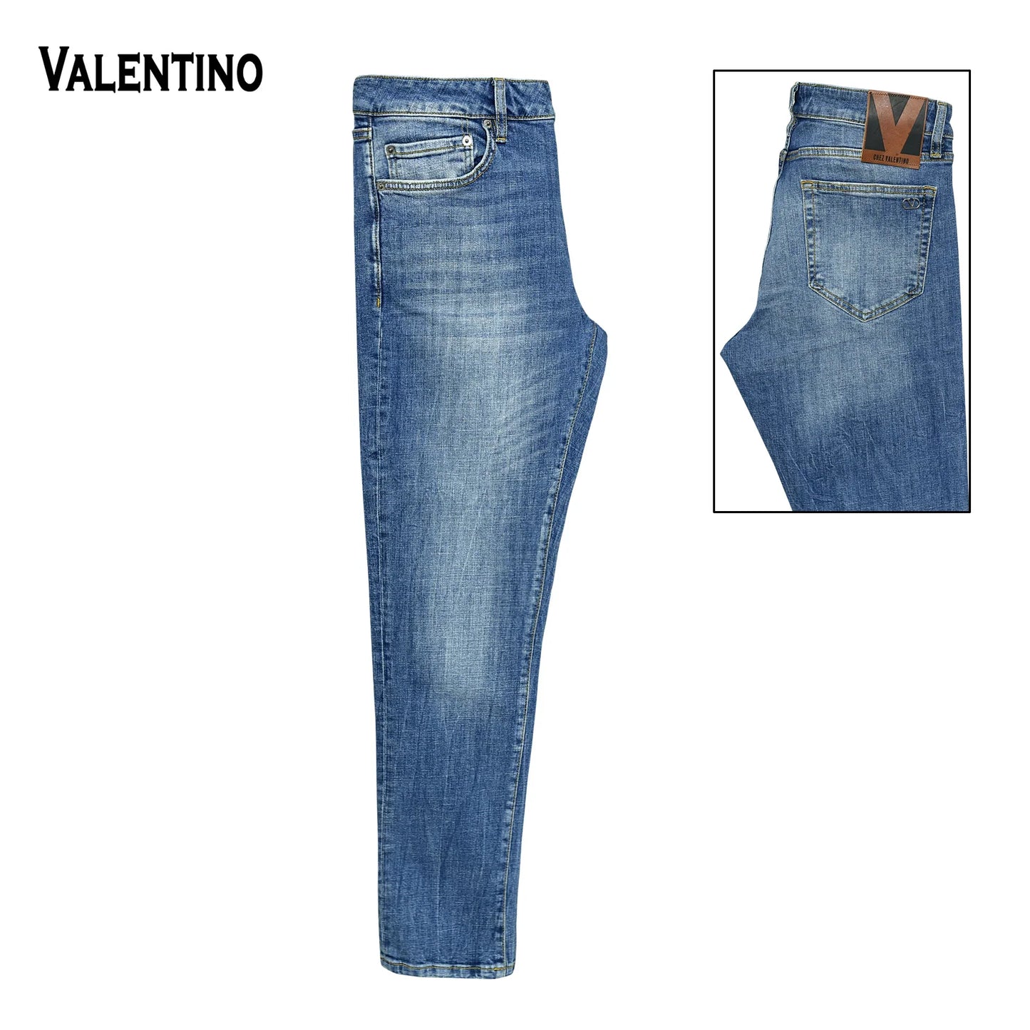 بنطلون جينز VALENTINO ميرور أوريجينال إيطالي - متجر ديستنتو