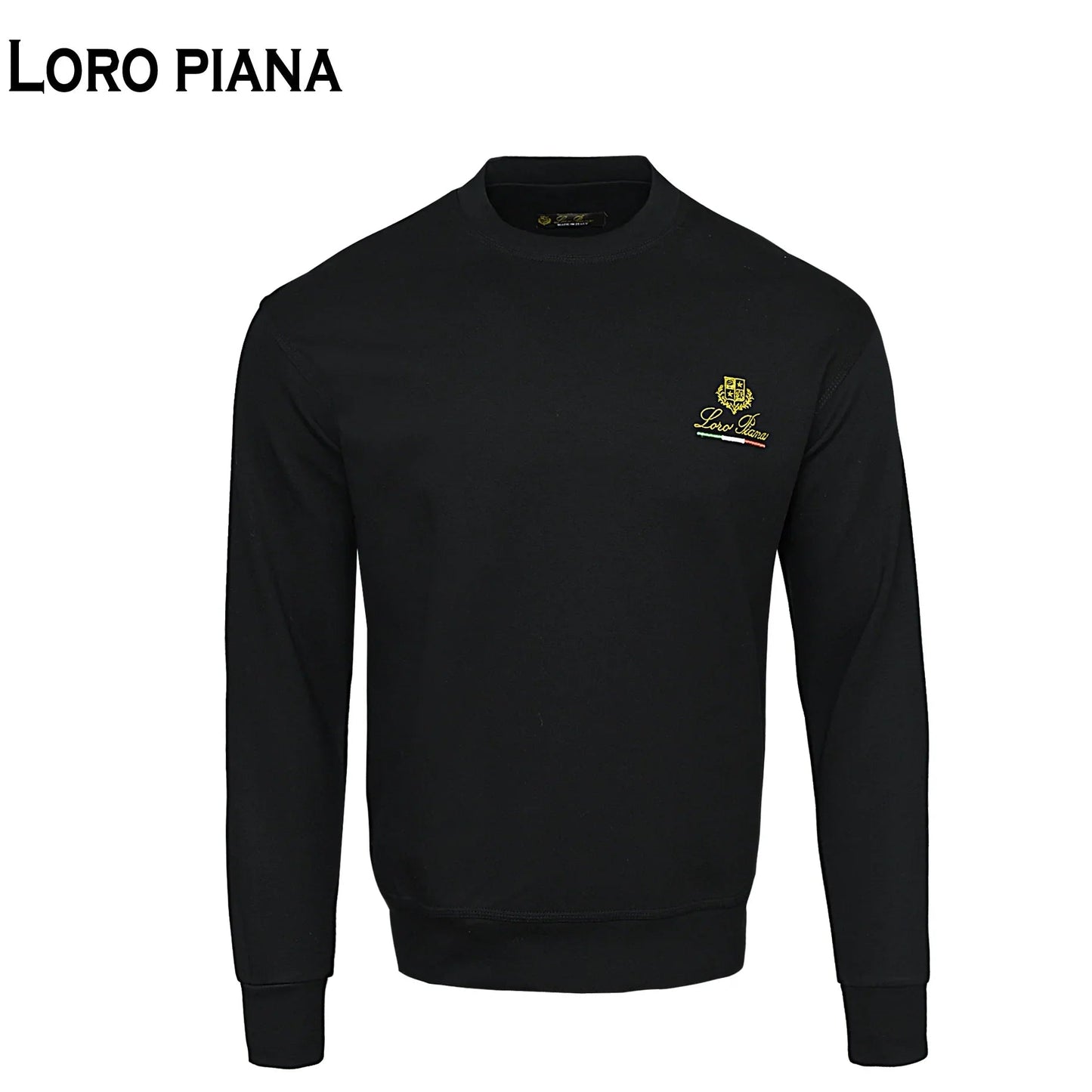 سويت شيرت LORO PIANA ميرور أوريجينال إيطالي أسود - متجر ديستنتو