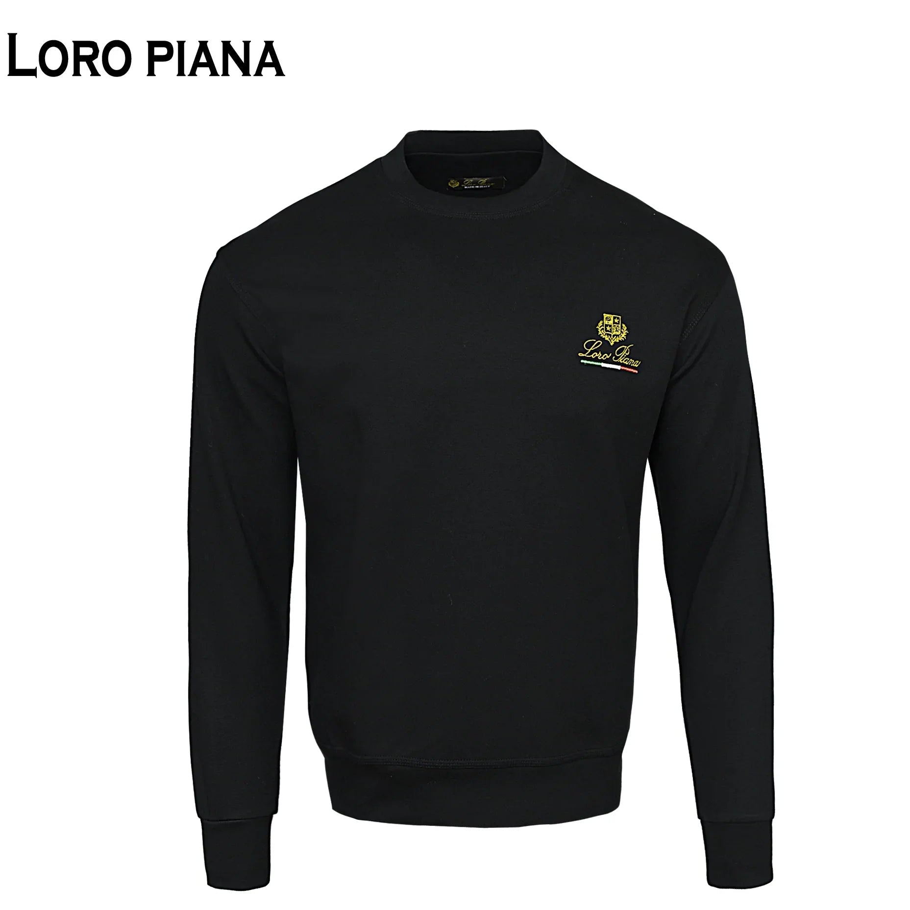 سويت شيرت LORO PIANA ميرور أوريجينال إيطالي أسود - متجر ديستنتو